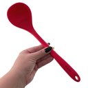 Ver imagem 6 de Concha De Feijão Sopas Caldos Em Silicone Utensílio De Cozinha Para Servir Vermelha