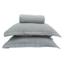 Ver imagem 1 de Kit Colcha Casal Liso Bouti Cobre Leito 3 Peças Cor:Verde