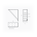 Ver imagem 4 de Cantoneiras para Cama Box 7 x 17 x 20,2 cm Direito e Esquerdo