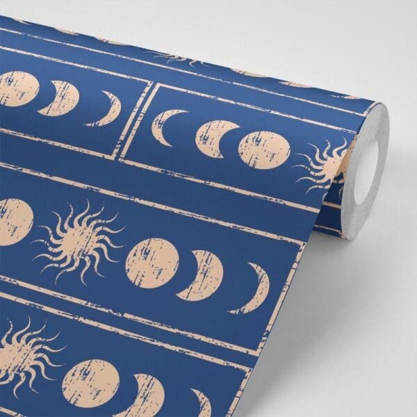 Papel de parede sol e lua - 2
