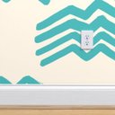 Ver imagem 3 de Papel de Parede boho azul turquesa
