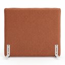 Ver imagem 2 de Cabeceira para Cama Box Casal Padrão Mirella 140cm Moderna com Frame Bouclê Terracota - Desk Design