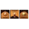 Kit 3 Quadros Cozinha Vintage Café Com Leite Capuccino Canvas 30x30cm-COZ09 - 1