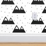 Papel de Parede montanhas geométrico infantil - 3
