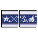 Ver imagem 1 de Kit 2 Quadros Infantis Marinheiro Canvas 30x30cm-INF385