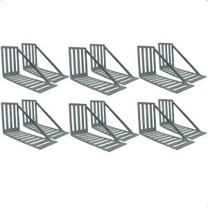 Kit 12 Suporte para Cabeceira Cama Box Par de Framer 400x80 Aço Galvanizado - Arkell