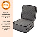 Ver imagem 4 de Puff Solteiro Multiuso 3 em 1 Portátil Colchonete de Espuma Bf Colchões