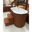 Ver imagem 2 de Ofurô Duplo Tóquio COMPLETO com hidro em acrílico  220V