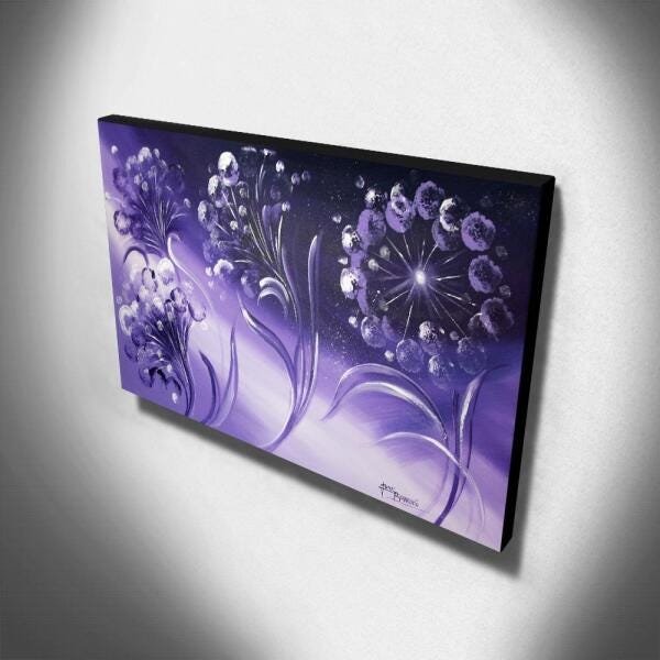 Quadro Decorativo Canvas Floral 60x105cm-QF19 - 3