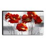 Quadro Decorativo Canvas Papoulas Vermelhas 60x105cm - 1