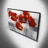 Quadro Decorativo Canvas Papoulas Vermelhas 60x105cm - 3