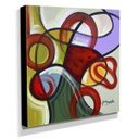 Ver imagem 2 de Quadro de Pintura Abstrato 60x60cm-1801