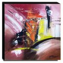 Ver imagem 1 de Quadro de Pintura Abstrato 60x60cm-1800