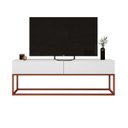 Ver imagem 3 de Rack 140cm Industrial Vintage Base Metalon Cobre 4 Opções de Cores Exclusivas:branco