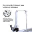 Ver imagem 7 de Torneira Banheiro Bica Alta Slim Quadrada Inox Cuba de Embutir