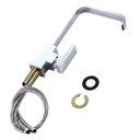 Ver imagem 5 de Torneira Banheiro Bica Alta Slim Quadrada Inox Cuba de Embutir