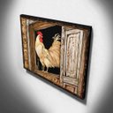 Ver imagem 3 de Quadro Cozinha Vintage Galinha Canvas 30x40cm-COZ156