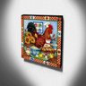 Quadro Cozinha Vintage Galinha Cozinheira Canvas 30x30cm-COZ158 - 3