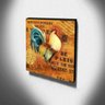 Quadro Cozinha Vintage Galo Canvas 30x30cm-COZ150 - 3