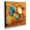 Quadro Cozinha Vintage Galo Canvas 30x30cm-COZ150 - 2