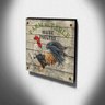 Quadro Cozinha Vintage Galo Canvas 30x30cm-COZ161 - 3
