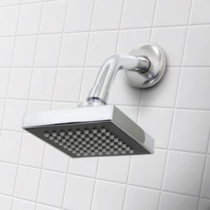 Chuveiro Ducha Quadrado Articulável Flexível Parede Solar ou Gás Cromado Luxo