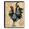 Quadro Cozinha Vintage Galo Canvas 40x30cm-COZ169 - 1