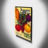 Quadro Cozinha Vintage Legumes Canvas 40x30cm-COZ182 - 3