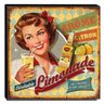 Quadro Cozinha Vintage Limonada Canvas 30x30cm-COZ96 - 1