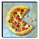 Ver imagem 1 de Quadro Cozinha Vintage Pizza Canvas 30x30cm-COZ202