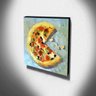 Quadro Cozinha Vintage Pizza Canvas 30x30cm-COZ202 - 3