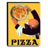 Quadro Cozinha Vintage Pizza Canvas 40x30cm-COZ205 - 1