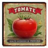 Quadro Cozinha Vintage Tomate Canvas 30x30cm-COZ46 - 1