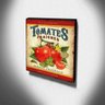 Quadro Cozinha Vintage Tomate Canvas 30x30cm-COZ47 - 3