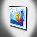 Ver imagem 3 de Quadro Infantil Coruja Canvas 30x30cm-INF121