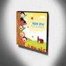 Quadro Infantil Crianças Bom Dia Canvas 30x30cm-INF88 - 3