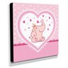 Quadro Infantil Elefante Canvas 30x30cm-INF293 - 2
