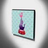 Quadro Infantil Foca Canvas 30x30cm-INF355 - 3