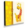 Quadro Infantil Girafa Canvas 30x30cm-INF130 - 2