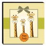 Quadro Infantil Girafas Canvas 30x30cm-INF63 - 1