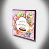 Quadro Infantil Happy Birthday Canvas 30x30cm-INF132 - 3