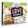 Quadro Infantil Love Animals Canvas 30x40cm-INF174 - 2
