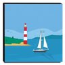 Quadro Infantil Marinheiro Canvas 30x30cm-INF190 - 1