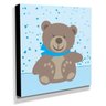 Quadro Infantil Ursinho Canvas 30x30cm-INF233 - 2