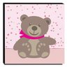 Quadro Infantil Ursinho Canvas 30x30cm-INF232 - 1