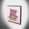 Quadro Infantil Ursinho Canvas 30x30cm-INF232 - 3