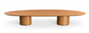Ver imagem 3 de Mesa de Centro Orgânica Aylin 120x80cm Duo Cone