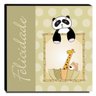 Quadro Infantil Ursinho Felicidade Canvas 30x30cm-INF240 - 1