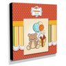 Quadro Infantil Ursinho Felicidades Eterna Canvas 30x30cm-INF241 - 2
