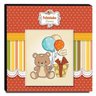 Quadro Infantil Ursinho Felicidades Eterna Canvas 30x30cm-INF241 - 1